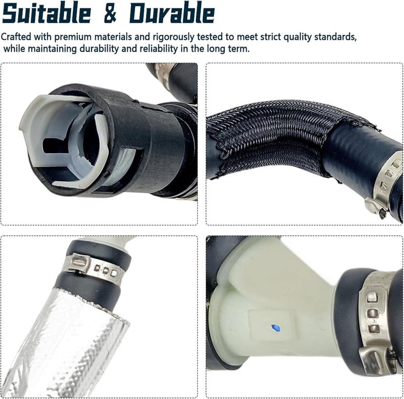 SIDMILE KH1188 Heater Hose Fit for Ford Expedition Fit for Lincoln Navigator Heater Water Outlet Hose - Image 3